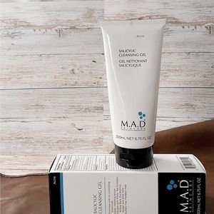 M.A.D. Skincare Salicylic‎ Cleansing Gel Acne 6.75 fl oz Exp: 6/4/24
